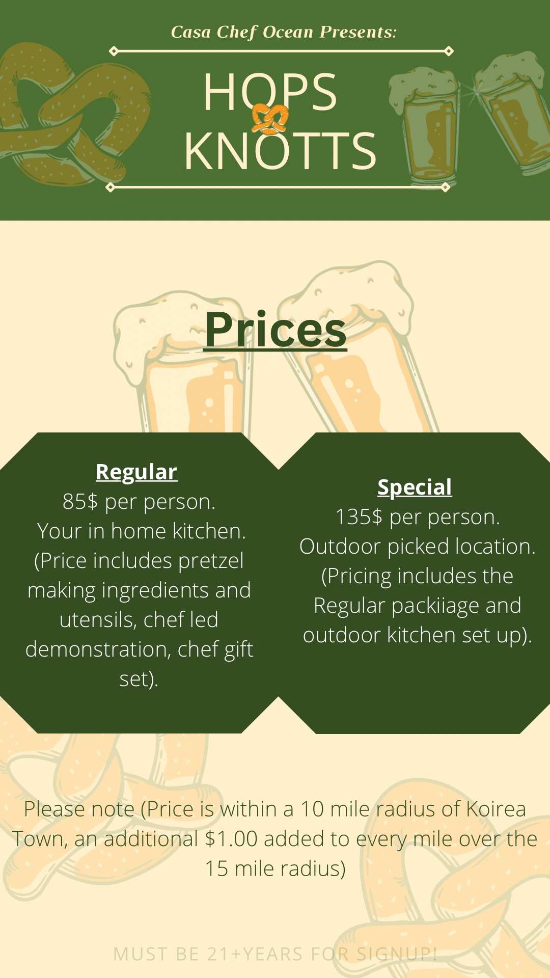 Green and Ivory Retro Oktoberfest Celebration Illustration - 4